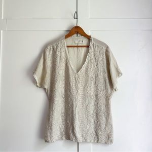 Johnny was 4 love and liberty embroidered top